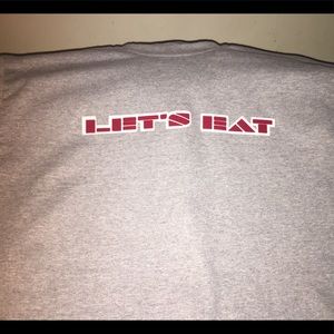 Let’s Eat Grey, White, Red T Shirt